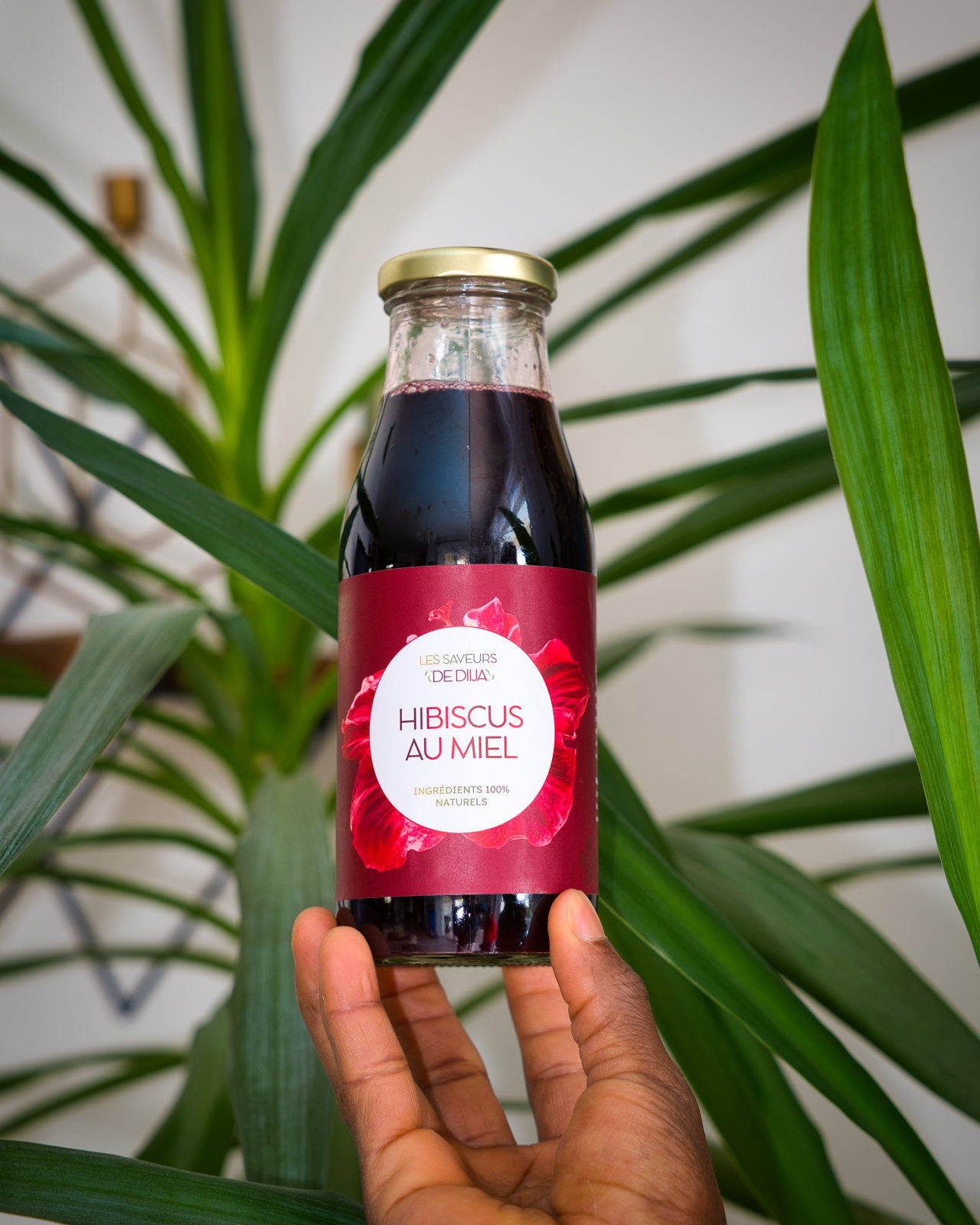 Jus d'Hibiscus au Miel