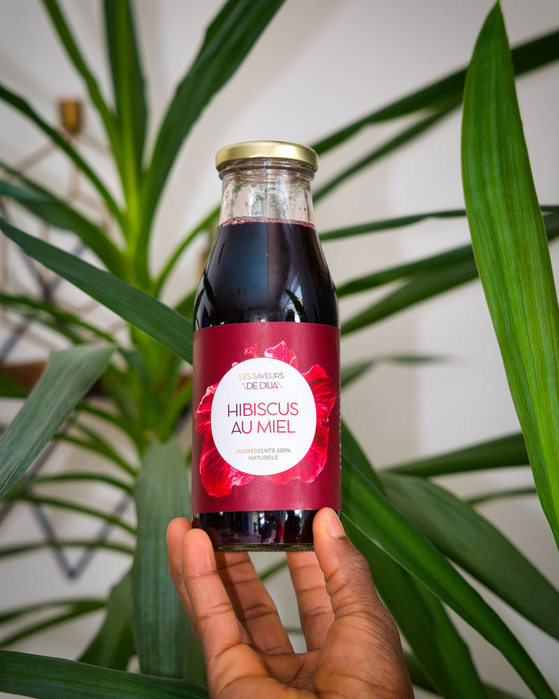 Jus d'Hibiscus au Miel